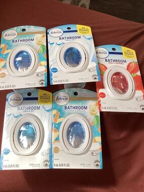 Febreze Bathroom Air Freshener Bundle NEW 7.5 ml each